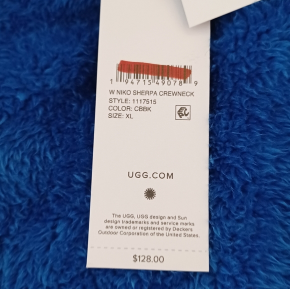 NWT - UGG NIKO SHERPA CREWNECK - Picture 2 of 7